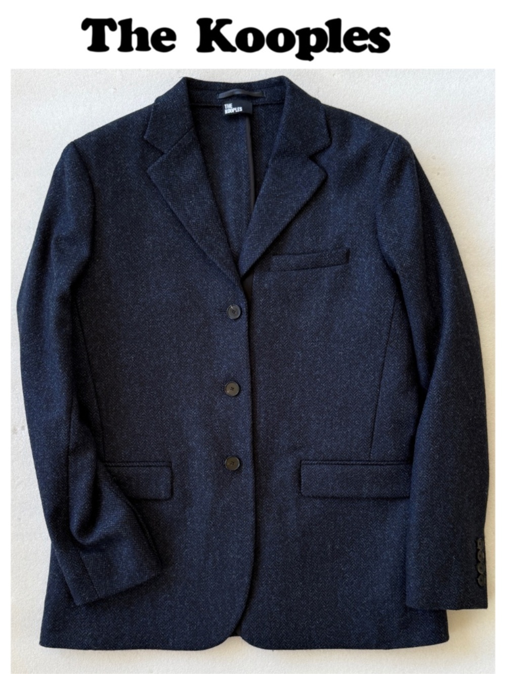 The Kooples Wool Herringbone Jacket